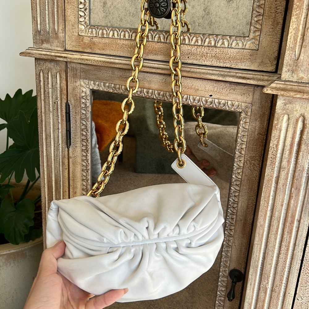 Bottega Veneta Gold chain waist bag/chest bag
